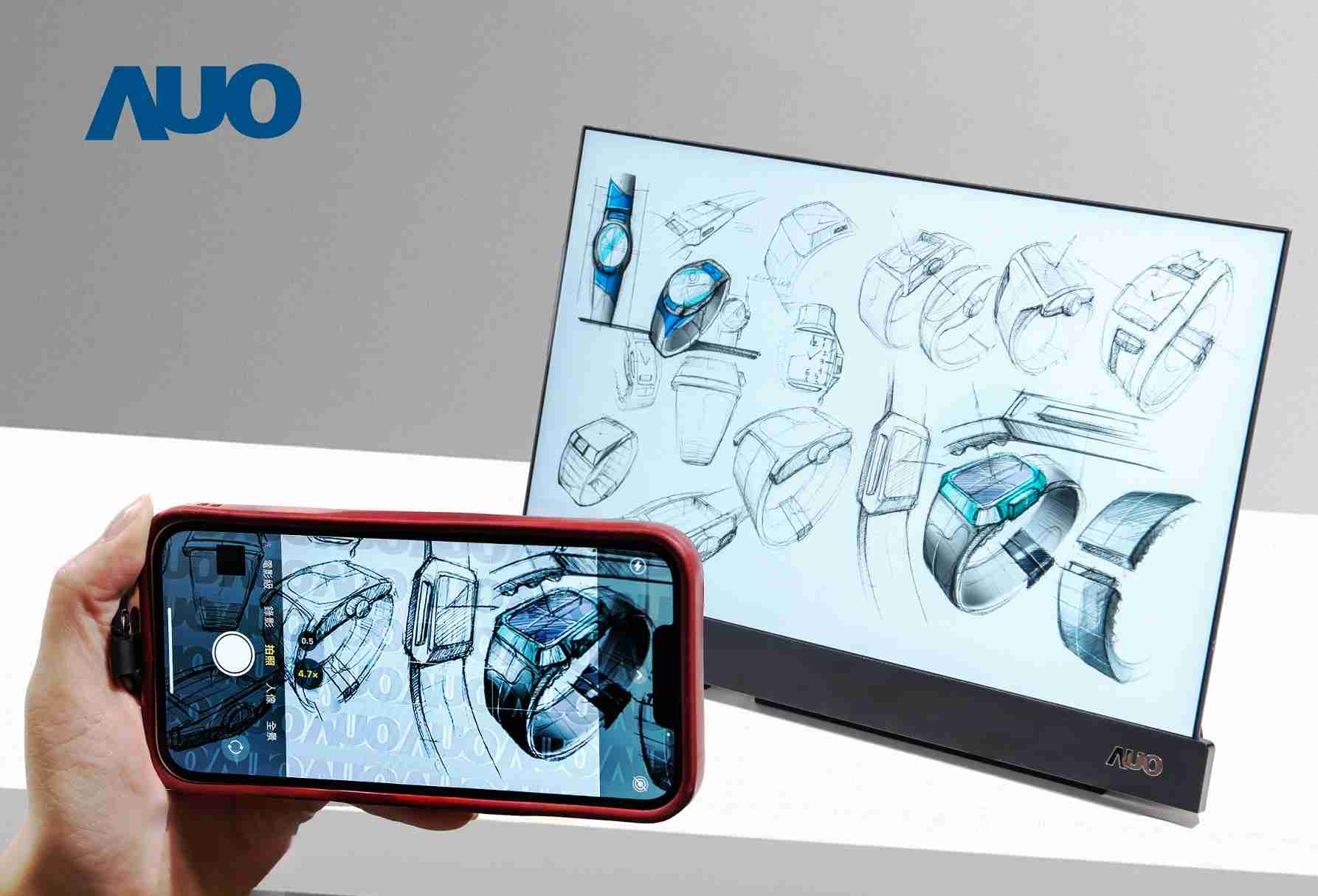 2468BET16吋防窥显示器，，采用人眼无法察觉、、、相机拍摄时才显现的隐藏式水印技术，，，，未来可结合AI镜头侦测周围环境，，实时开启或关闭水印，，，大幅提升在公共场域使用显示器的安全性